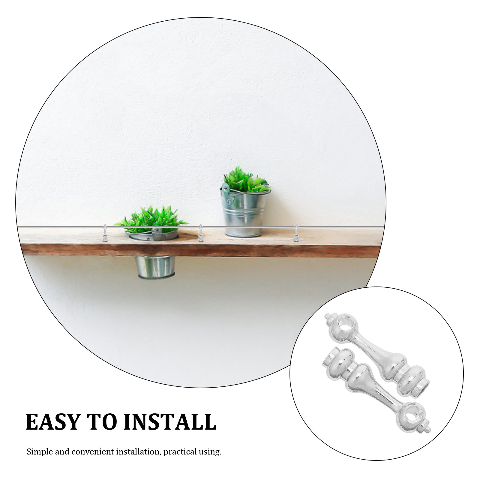14Pcs Glass Railing Post Ends  - Furniture Rails Hardware recension och pris