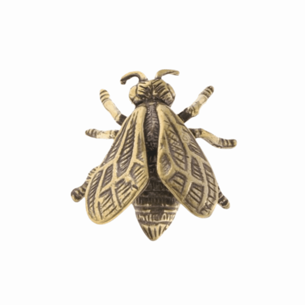 Creative Retro Bee Brass Handl - Furniture Hardware Gold recension och pris